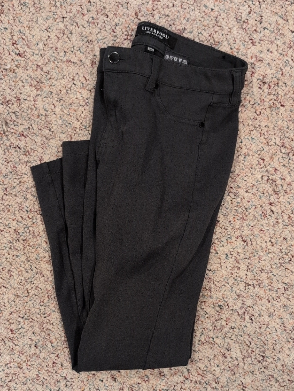 Liverpool Women's Green Slim Straight Jeans